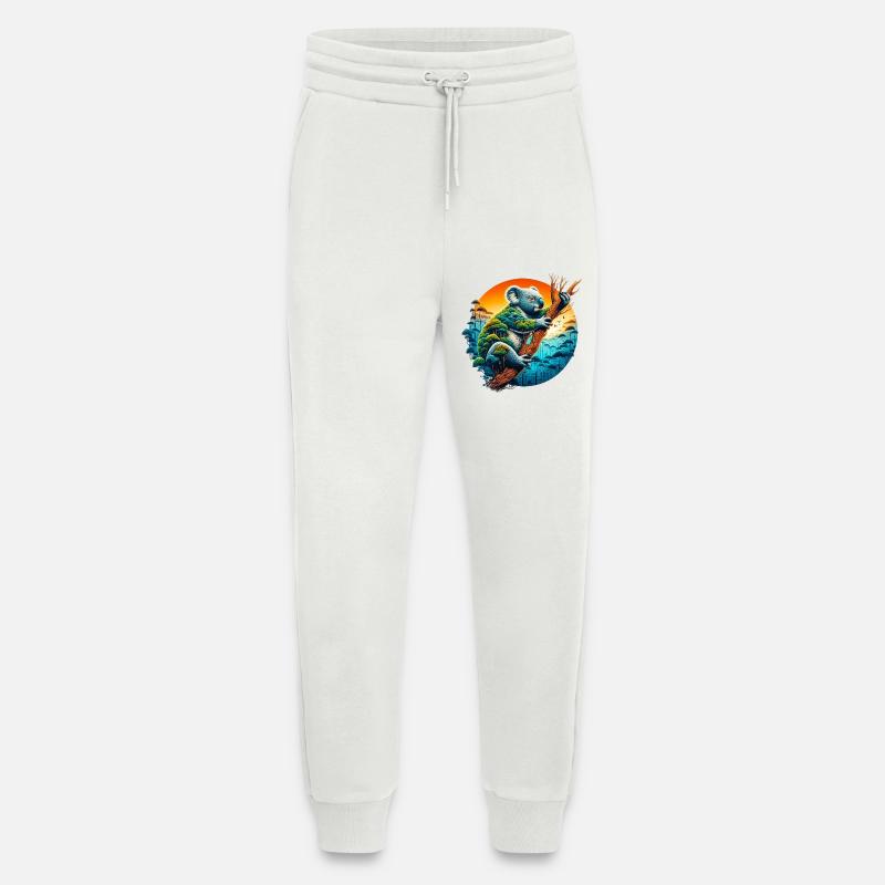 Koala - Pantalon de jogging bio décontracté fabriqué en UE - OFF WHITE
