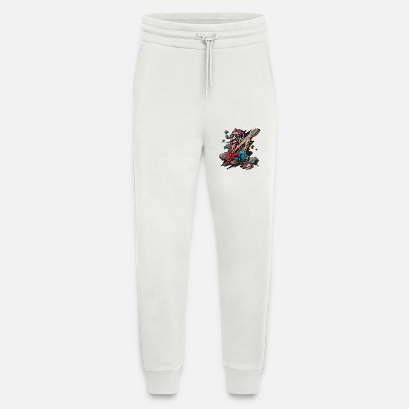 Rock - Rock and Roll - Jogging Pants - made by SPREAD  - OFF WHITE
