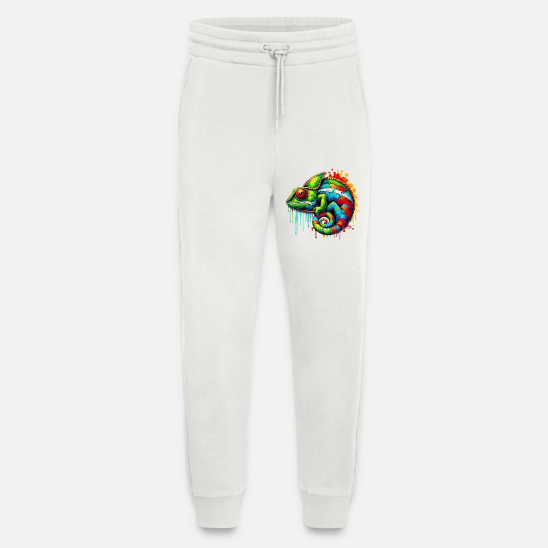 Caméléon - Pantalon de jogging bio décontracté fabriqué en UE - OFF WHITE