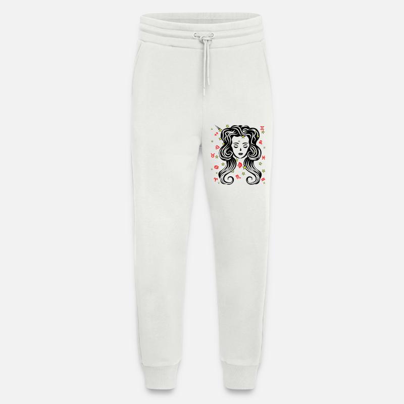 Sternzeichen Stern Logo Jungfrau - Jogginghose - made by SPREAD - OFF WHITE