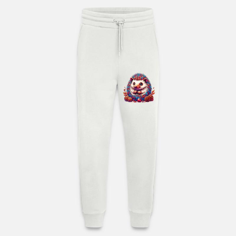 Hérisson - Pantalon de jogging bio décontracté fabriqué en UE - OFF WHITE