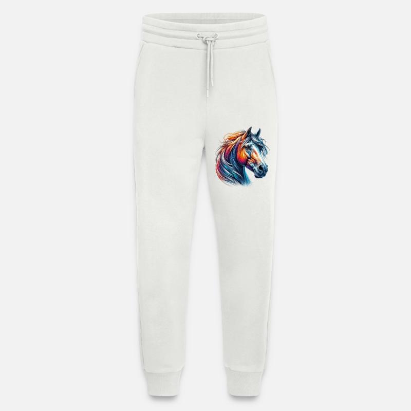 Pferd - Jogginghose - made by SPREAD - OFF WHITE