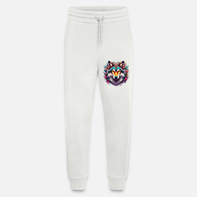 Wolf - Jogging Pants - made by SPREAD  - OFF WHITE