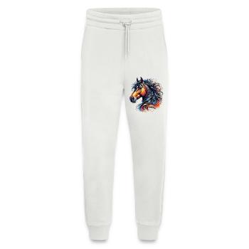 Cheval - Pantalon de jogging bio décontracté fabriqué en UE - OFF WHITE - Devant