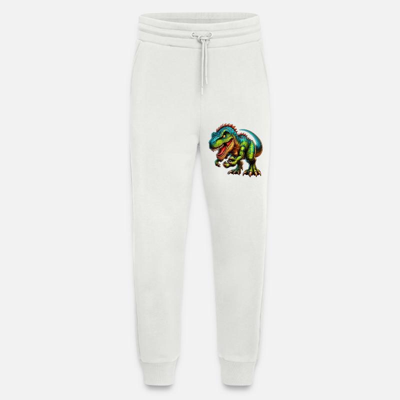 Dinosaur - Jogging Pants - made by SPREAD  - OFF WHITE