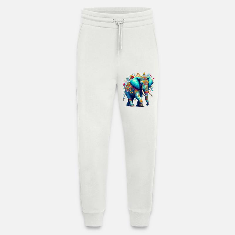 Elephant - Jogging Pants - made by SPREAD  - OFF WHITE