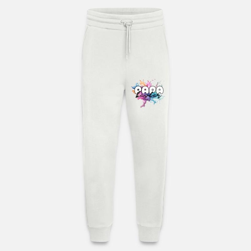Bester Papa, Vatertag, Männertag, Papi, Vater - Jogginghose - made by SPREAD - OFF WHITE