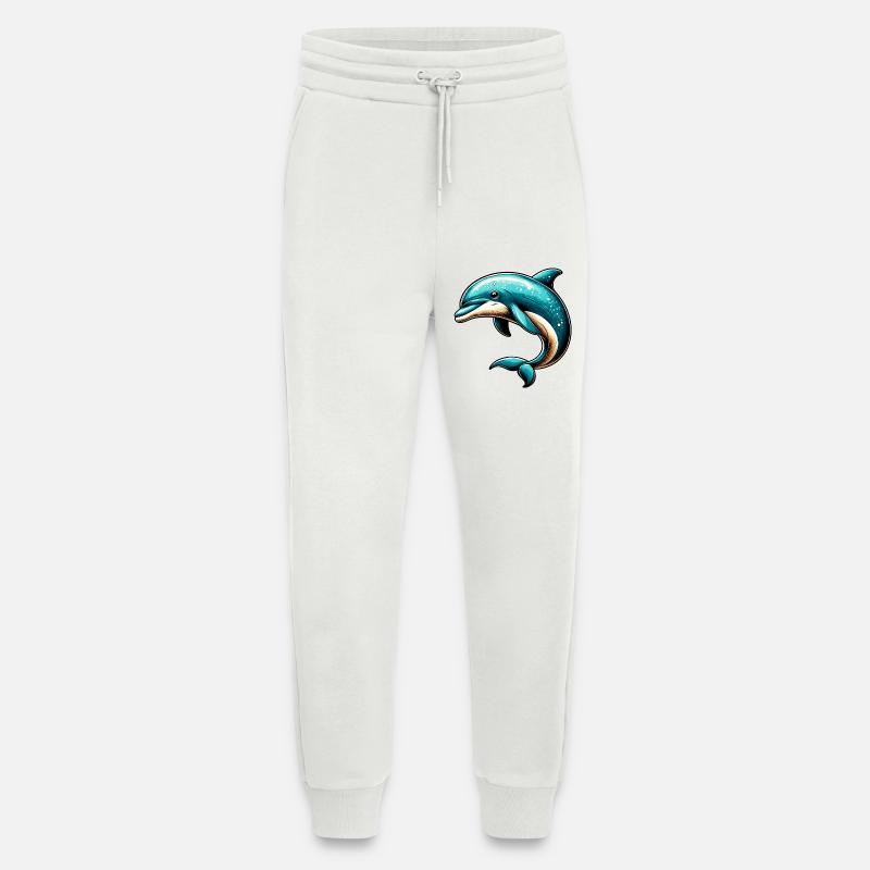 Dolphin - Jogging Pants - made by SPREAD  - OFF WHITE