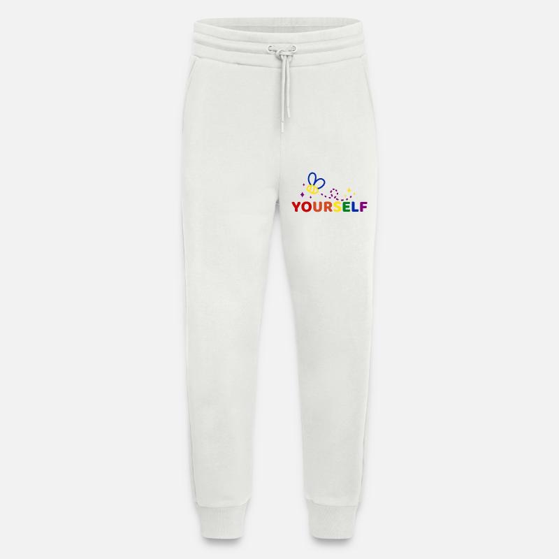 Sei du selbst Pride-Monat - Jogginghose - made by SPREAD - OFF WHITE