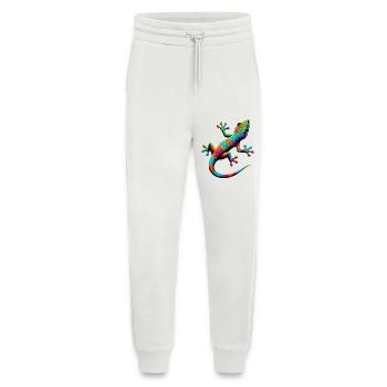 Gecko - Pantalon de jogging bio décontracté fabriqué en UE - OFF WHITE - Devant