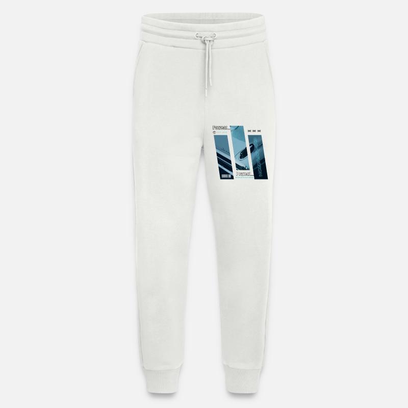 Never Stop Exploring - Jogging Pants - made by SPREAD  - OFF WHITE