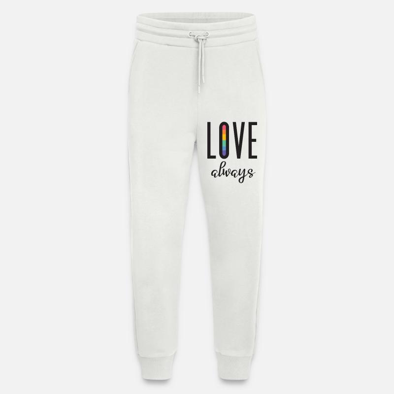 LGBT Pride Month - Liebe immer - Jogginghose - made by SPREAD - OFF WHITE