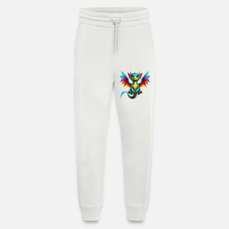 Dragon - Jogging Pants - made by SPREAD - OFF WHITE
