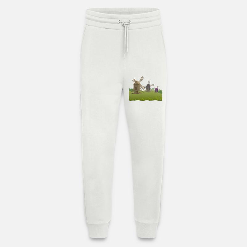 Windmühlen - Jogginghose - made by SPREAD - OFF WHITE