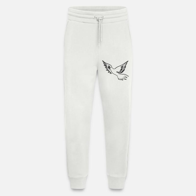 Friedenstaube / Pace / Peace - Jogginghose - made by SPREAD - OFF WHITE