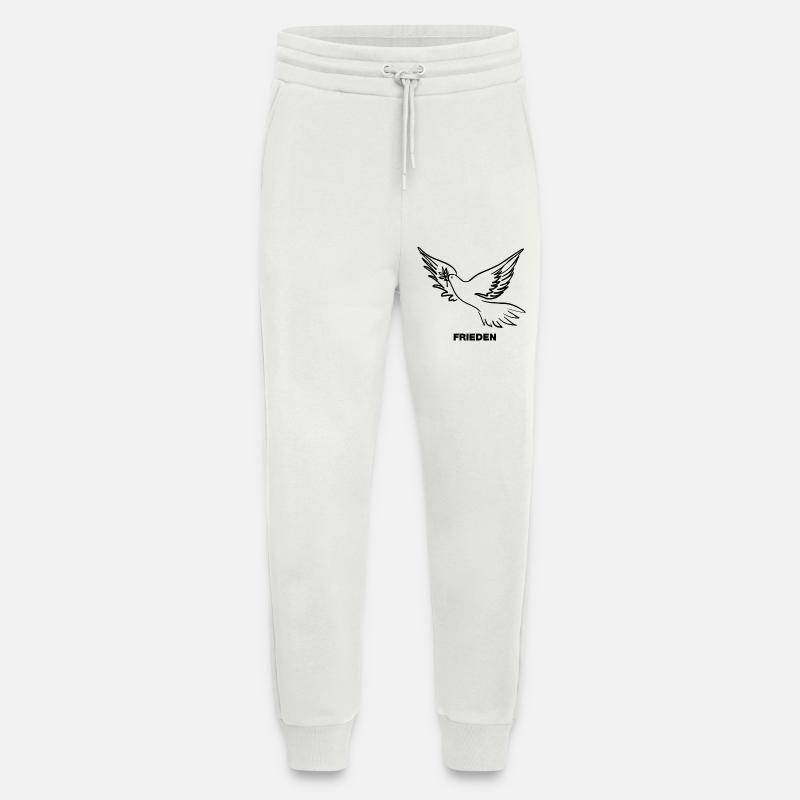 Frieden / Pace / Peace - Friedenstaube - Jogginghose - made by SPREAD - OFF WHITE