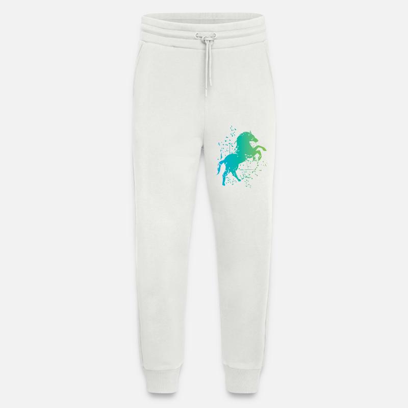 Pferd Illustration Explosion Kunst Symbol icon - Jogginghose - made by SPREAD - OFF WHITE