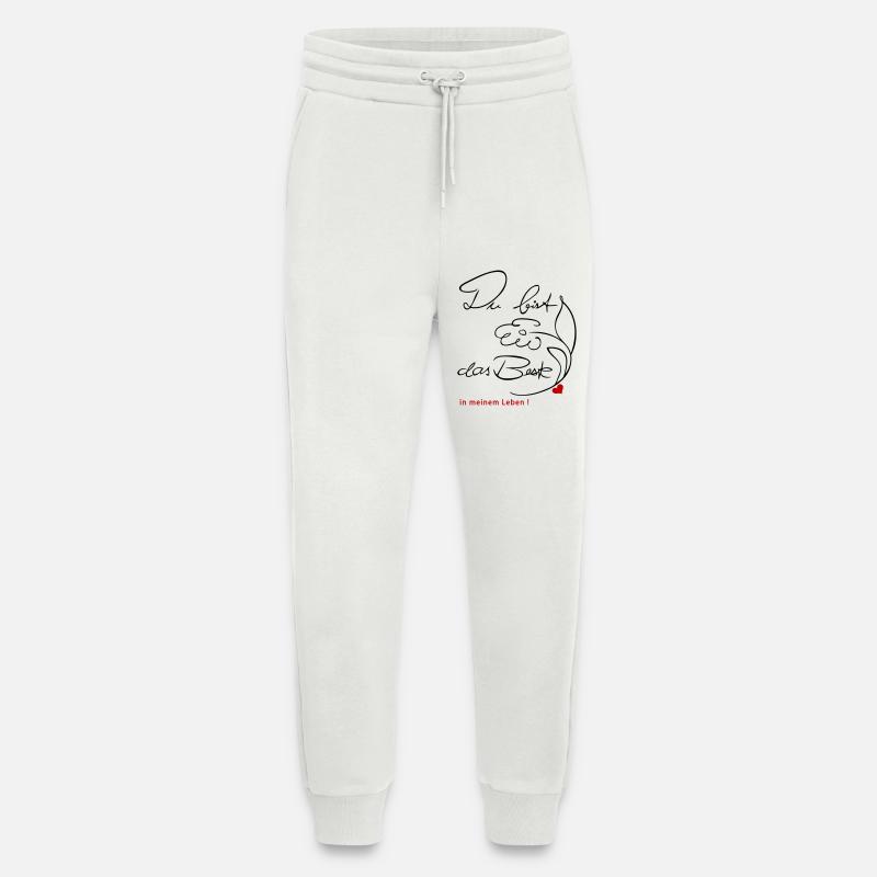 Du bist das Beste - Jogginghose - made by SPREAD - OFF WHITE