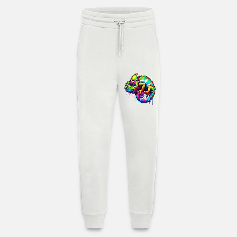 Caméléon - Pantalon de jogging bio décontracté fabriqué en UE - OFF WHITE