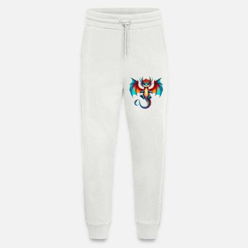 Dragon - Jogging Pants - made by SPREAD  - OFF WHITE