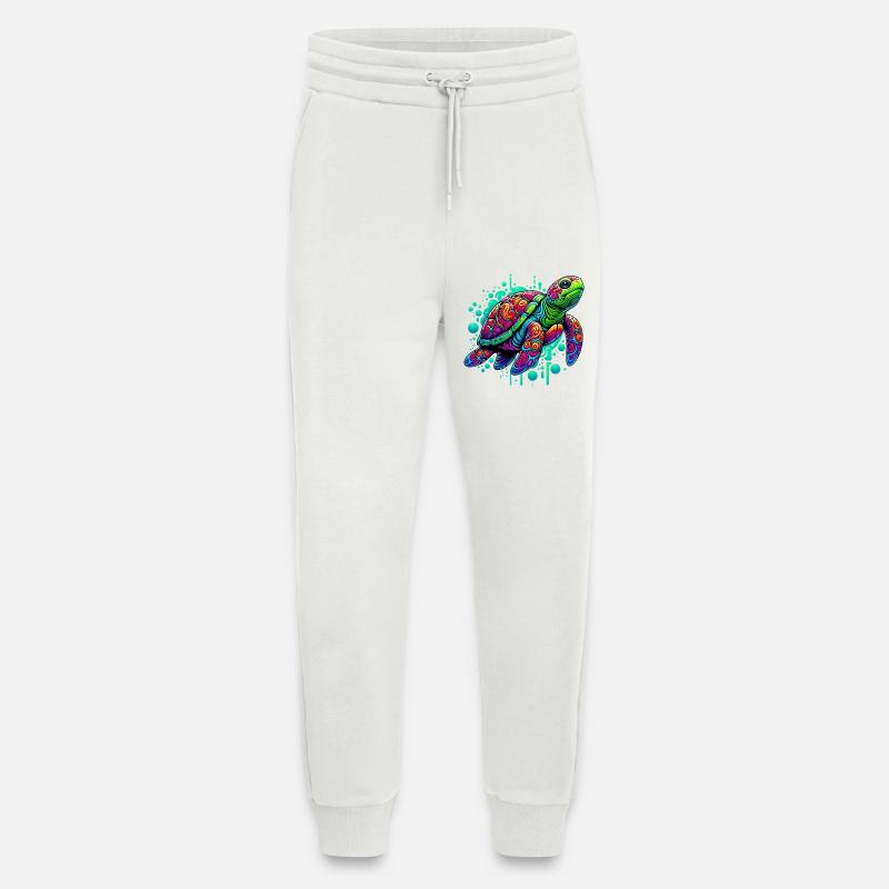 Turtle - Jogging Pants - made by SPREAD  - OFF WHITE