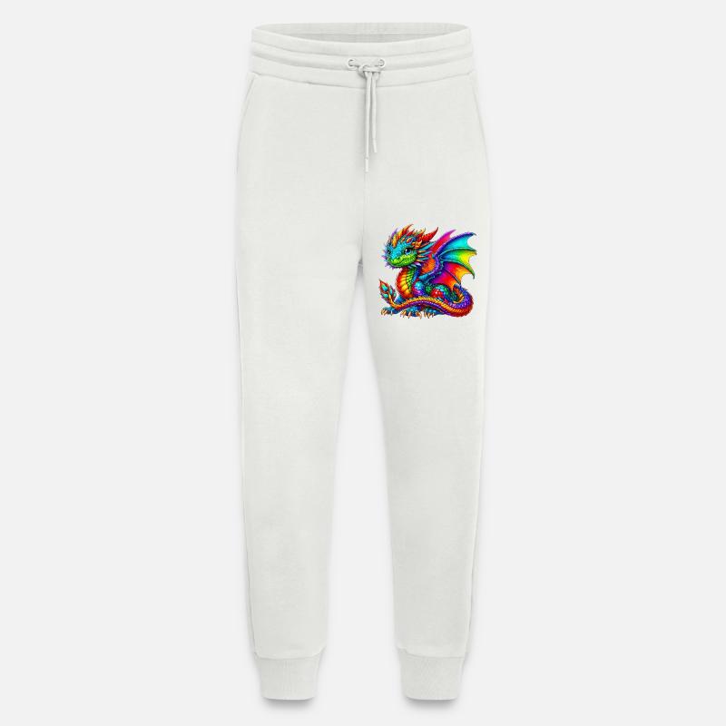 Dragon - Jogging Pants - made by SPREAD  - OFF WHITE