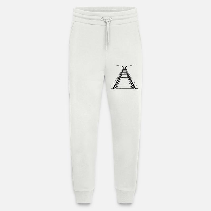 Eisenbahn Zeichnung - Jogginghose - made by SPREAD - OFF WHITE