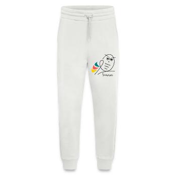 FEIERTAG. FROHE FEIERTAGE. GELIEBTE. MEISTER. LEHRER - Jogginghose - made by SPREAD - OFF WHITE - Vorne