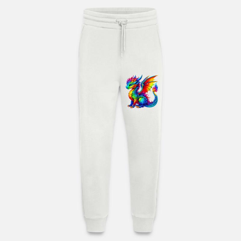 Dragon - Pantalon de jogging bio décontracté fabriqué en UE - OFF WHITE