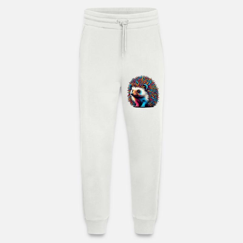 Hérisson - Pantalon de jogging bio décontracté fabriqué en UE - OFF WHITE