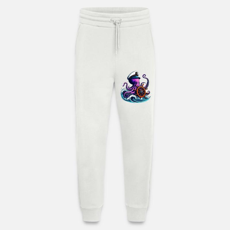 Octopus - Jogging Pants - made by SPREAD  - OFF WHITE