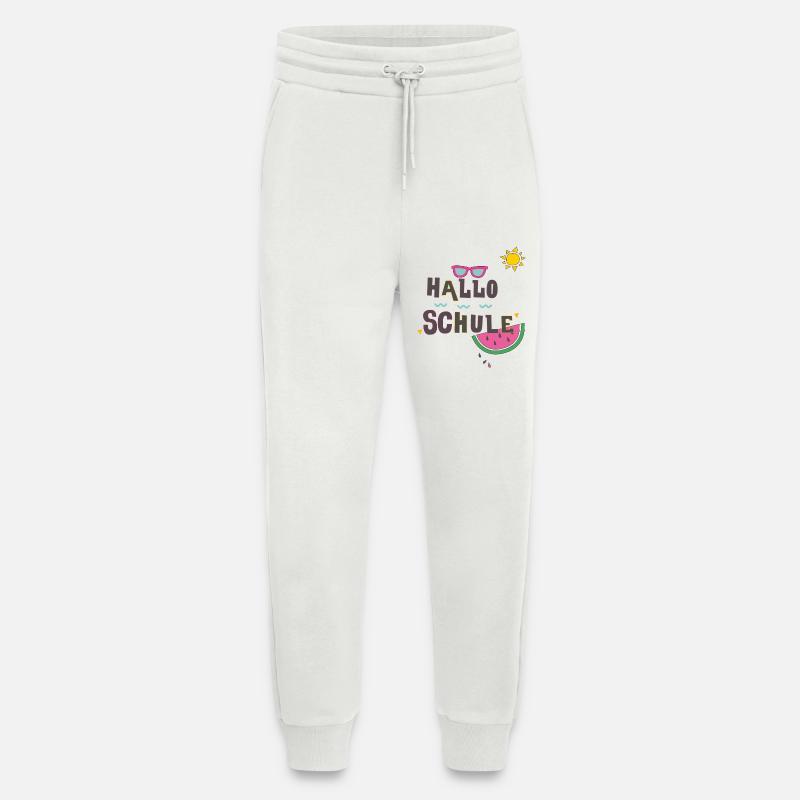Hallo Schule, Einschulung - Jogginghose - made by SPREAD - OFF WHITE