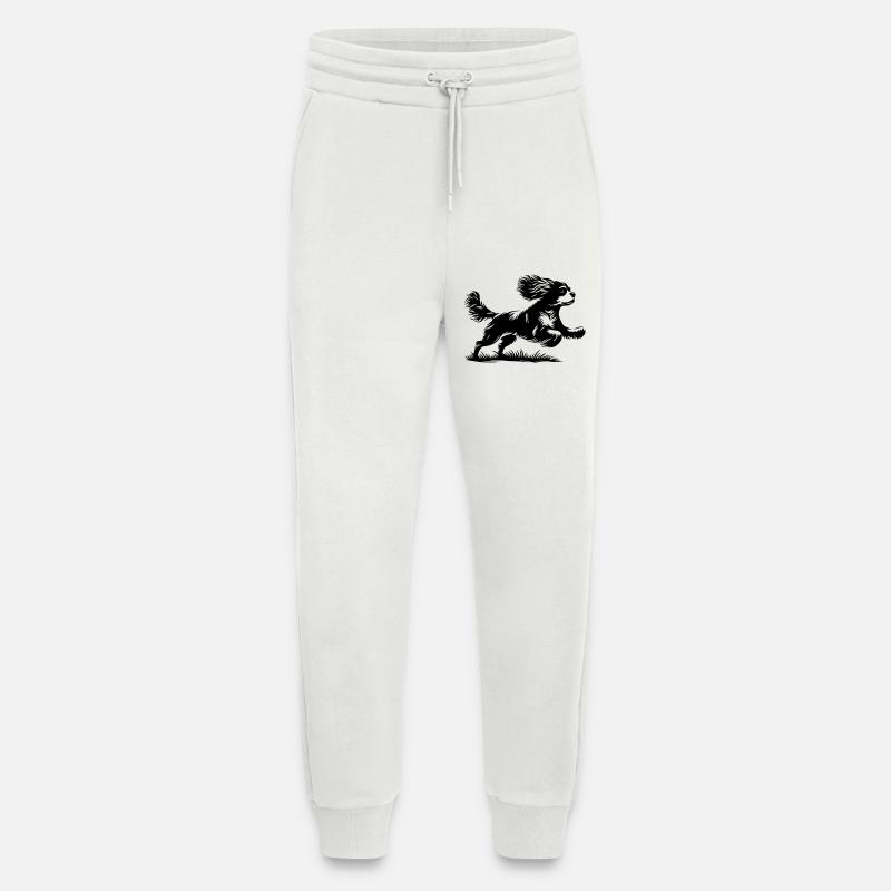 Cavalier King Charles Spaniel - Jogging Pants - made by SPREAD  - OFF WHITE