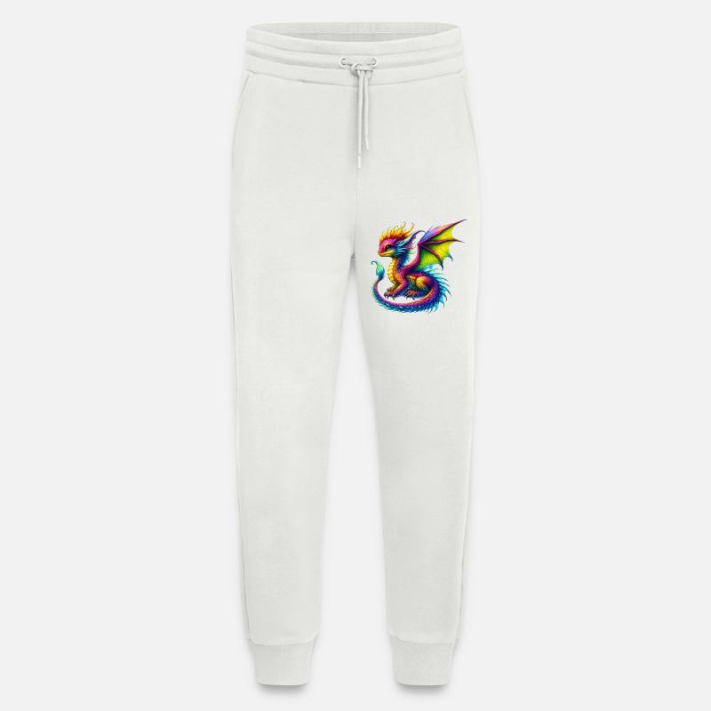 Dragon - Jogging Pants - made by SPREAD  - OFF WHITE