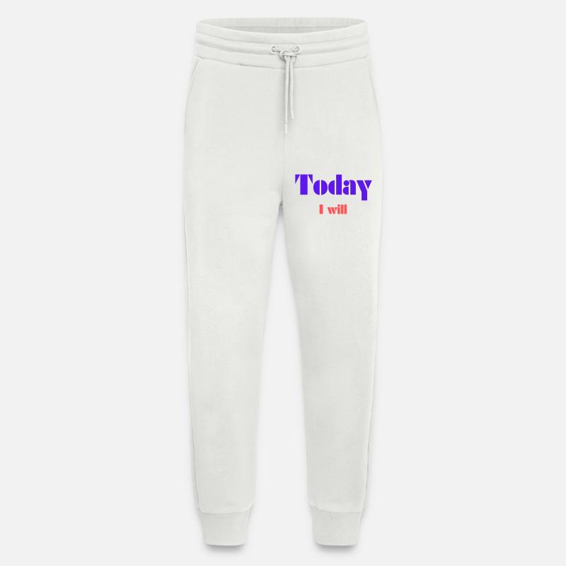 Heute werde ich es tun - Jogginghose - made by SPREAD - OFF WHITE