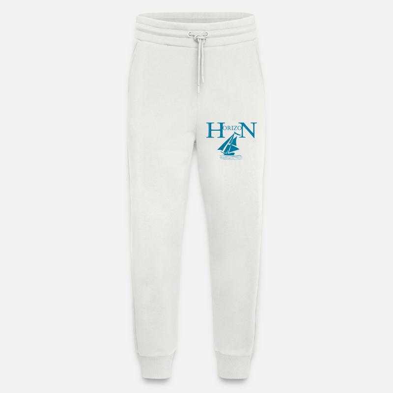 Boot und Horizont - Jogginghose - made by SPREAD - OFF WHITE