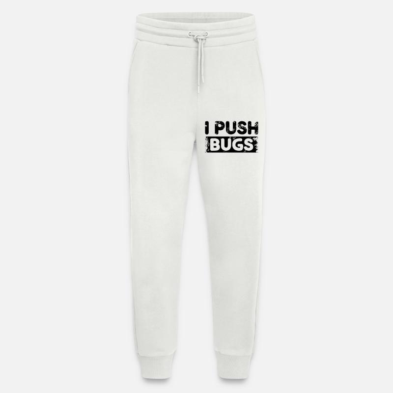 I Push Bugs - Jogging Pants - made by SPREAD  - OFF WHITE