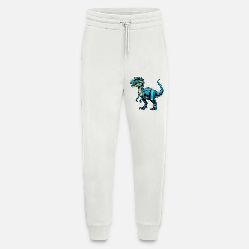 Dinosaur - Jogging Pants - made by SPREAD  - OFF WHITE