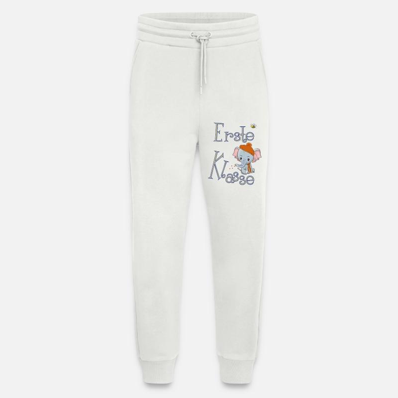 First Class, Elephant - Jogging Pants - made by SPREAD  - OFF WHITE