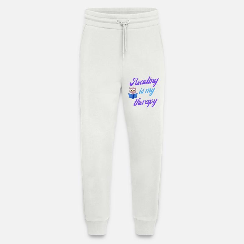 Lesetherapie-Geschenk - Jogginghose - made by SPREAD - OFF WHITE