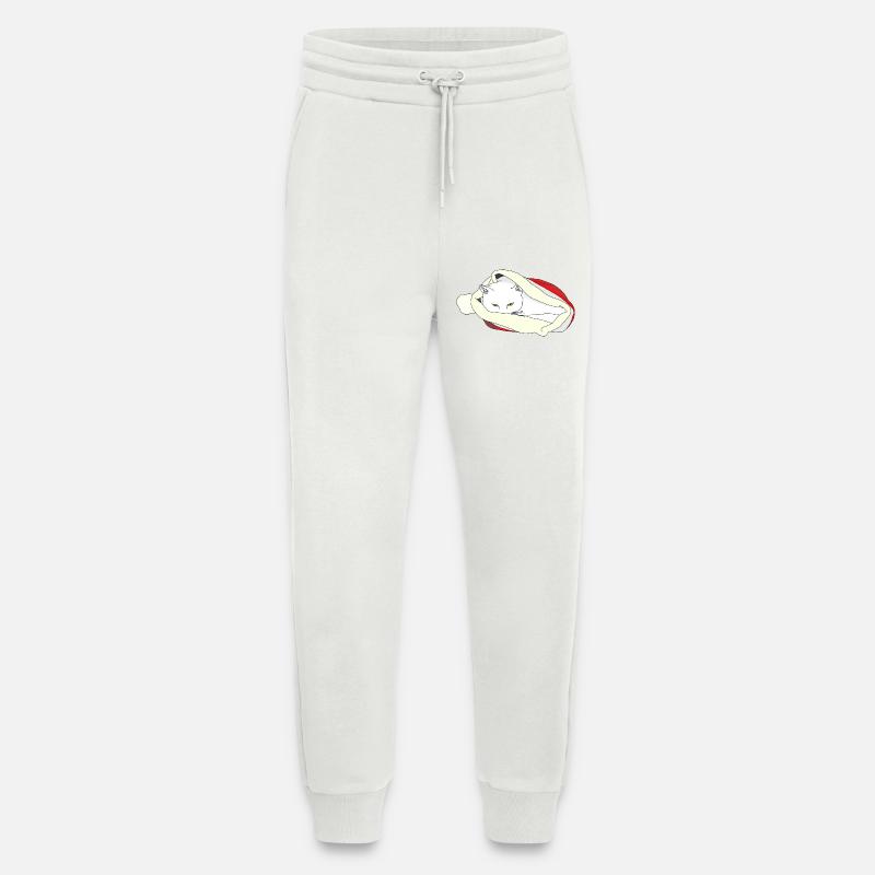 Weihnachtskatze - Jogginghose - made by SPREAD - OFF WHITE