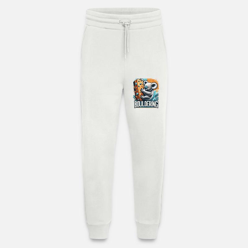 Bouldern Koala Geschenk - Jogginghose - made by SPREAD - OFF WHITE