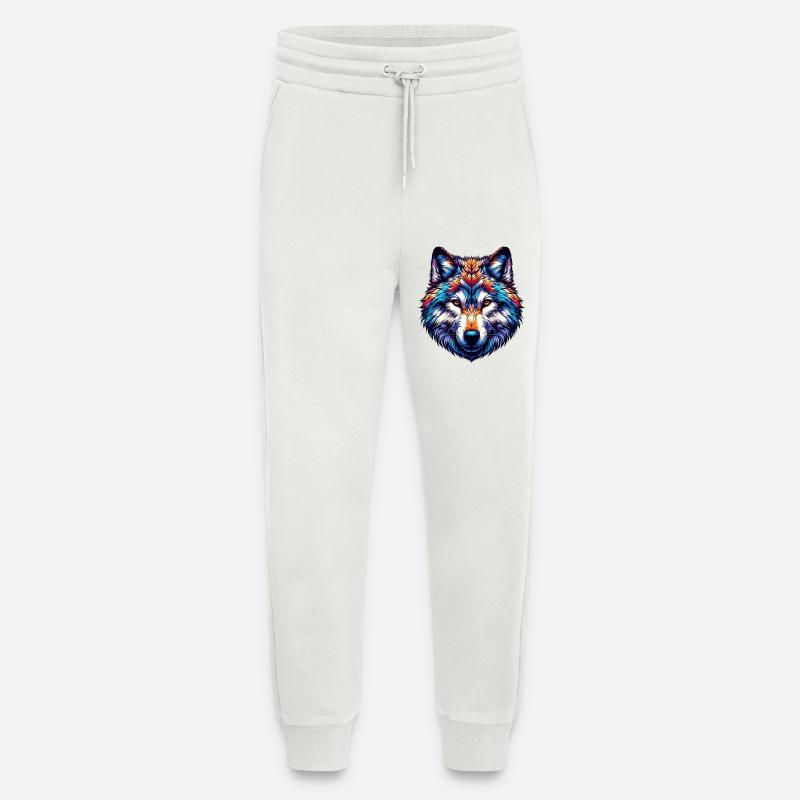 Wolf - Jogging Pants - made by SPREAD  - OFF WHITE
