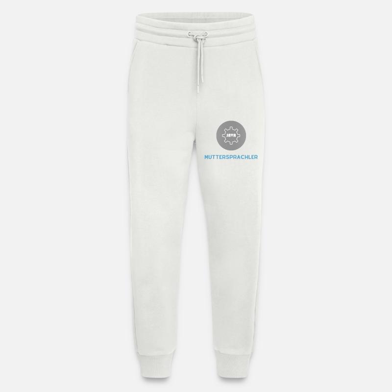 Locuteur natif : JavaScript Edition - Pantalon de jogging bio décontracté fabriqué en UE - OFF WHITE