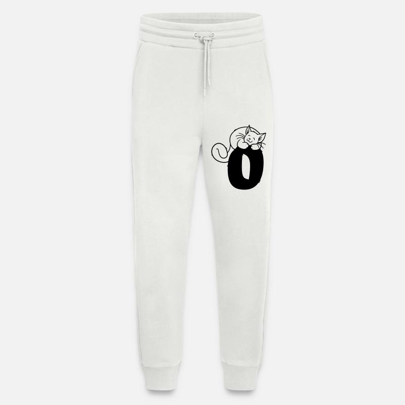 Katze Buchstabe O - Jogginghose - made by SPREAD - OFF WHITE