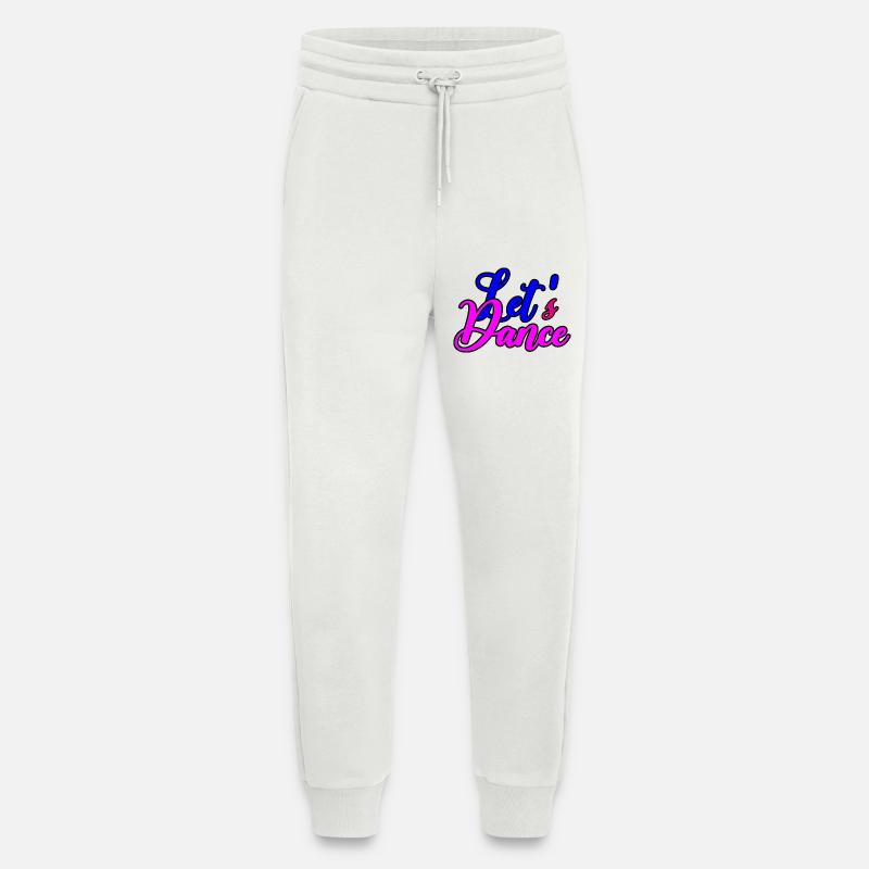 Motivation de danse joyeuse - Pantalon de jogging bio décontracté fabriqué en UE - OFF WHITE