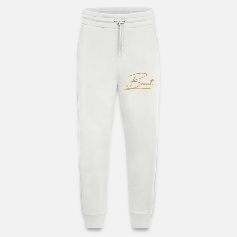 Team Braut! Personalisierbar - Jogginghose - made by SPREAD - OFF WHITE