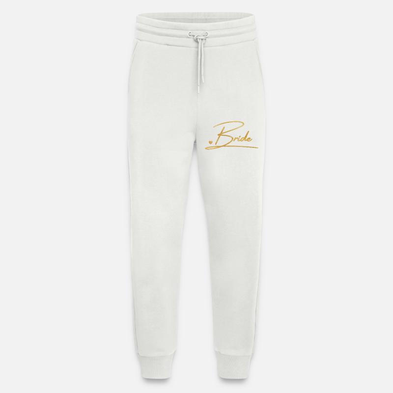 Team Bride! Personalisierbar - Jogginghose - made by SPREAD - OFF WHITE