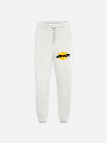 Super Mom - Mother's Day - Jogging Pants - made by SPREAD - OFF WHITE