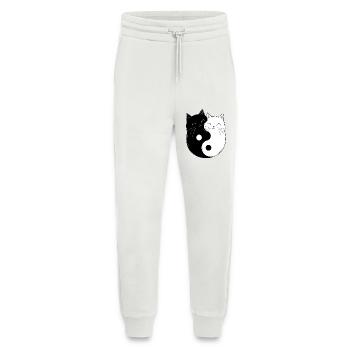 Yin und Yang Katzen Katzenhalter Buddhismus Grafik - Jogginghose - made by SPREAD - OFF WHITE - Vorne